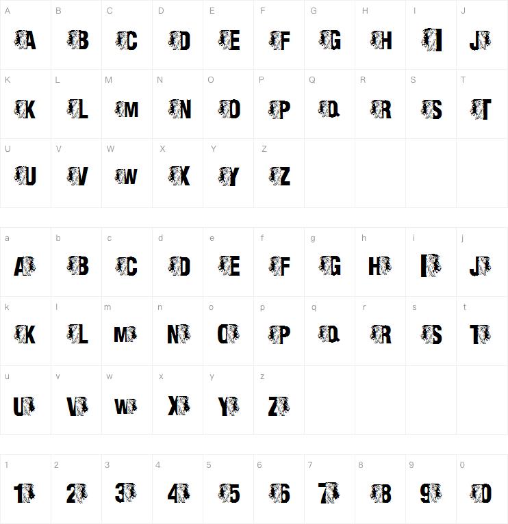 LMS King Of The字体 Jungle字体