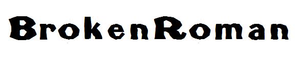 BrokenRoman字体