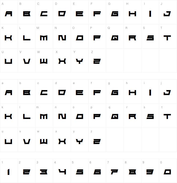 FoughtKnight Die字体