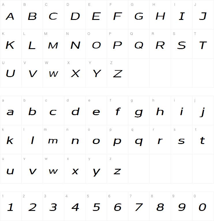Turbo字体