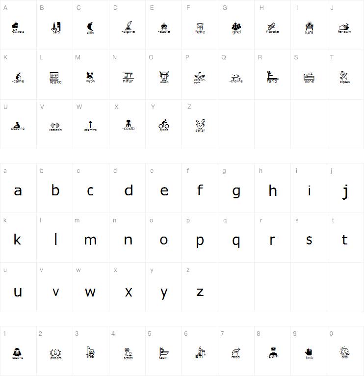 Ideofarma字体