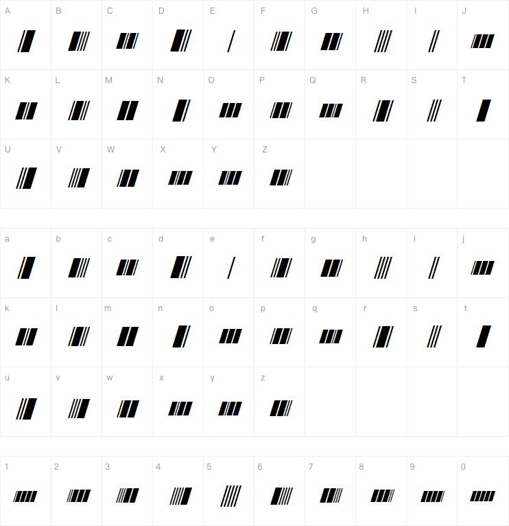 Morse Tech字体