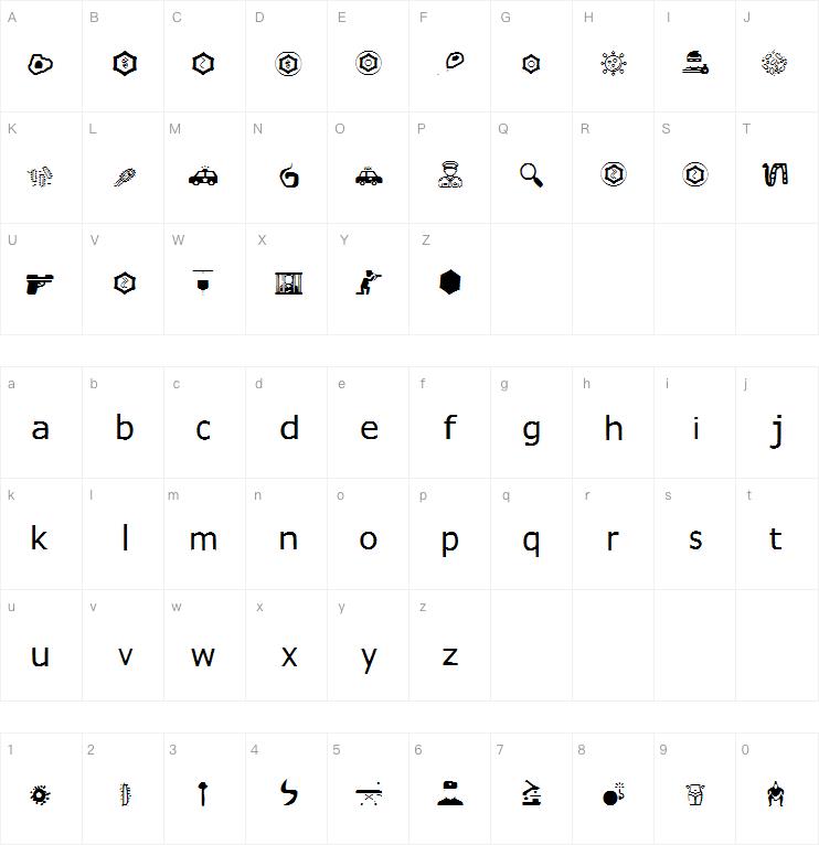 Microbes Kit字体