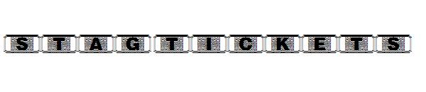 Stag Tickets字体