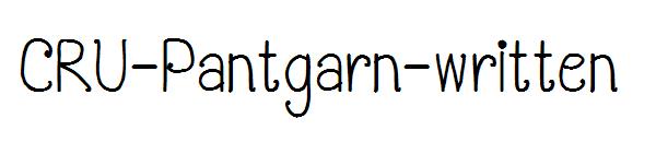 CRU-Pantgarn-written字体