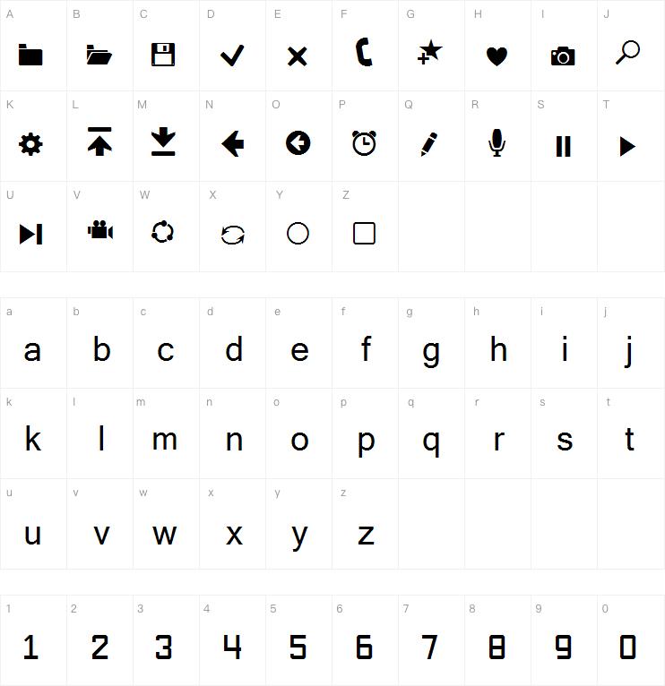 Software Kit 7字体