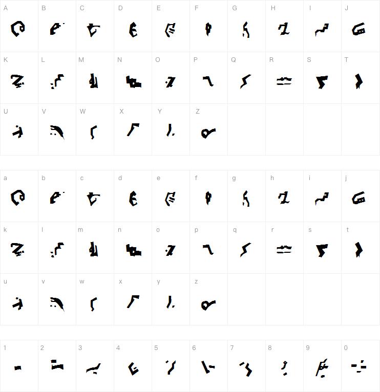 Destronic Grafitti字体