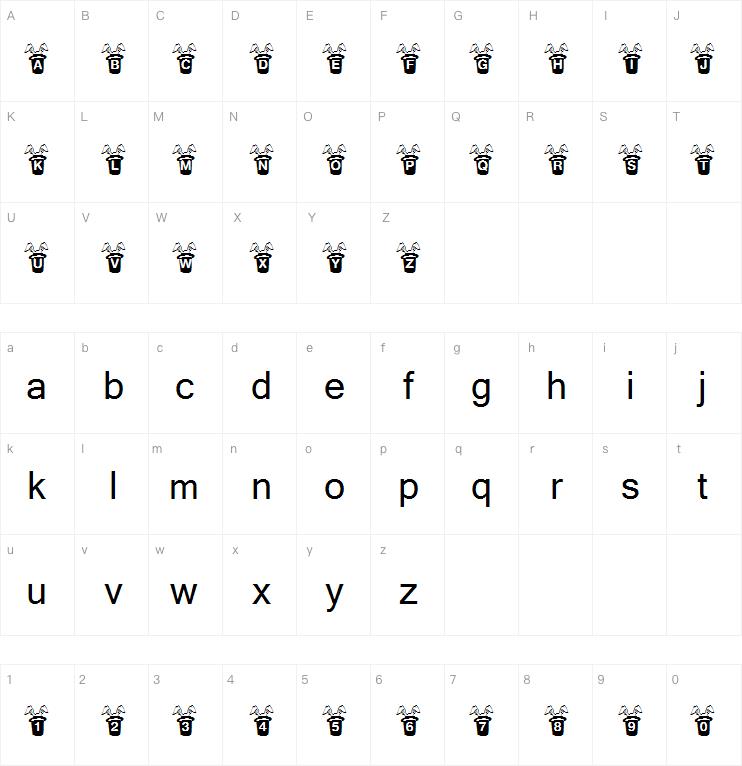 KR Magic Rabbit字体