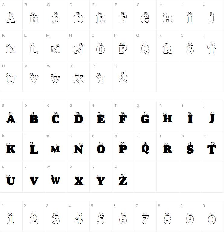 LMS A Snail's Pace字体