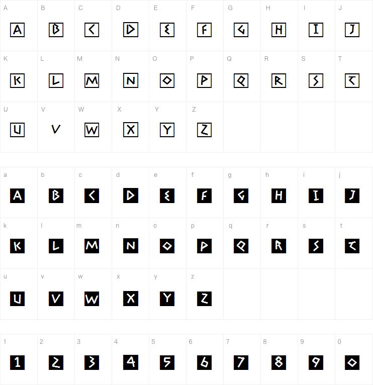 Adonis Greek Squares字体