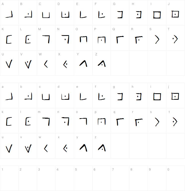 PigPenCipher字体