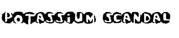 Potassium Scandal字体