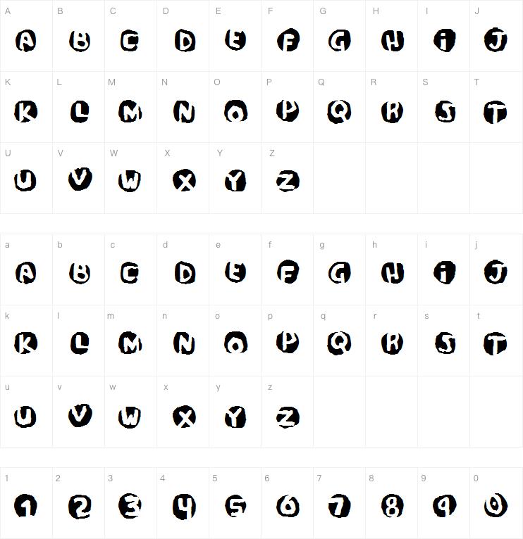 Potassium Scandal字体
