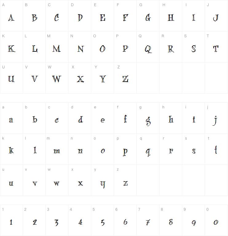 bearerFond字体