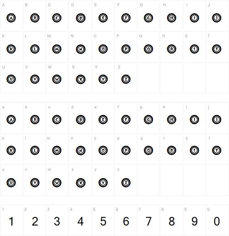 JLR Li'l Bit Tires字体