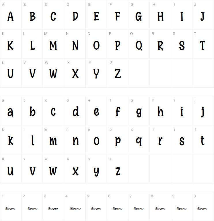 Rickety Stairs字体