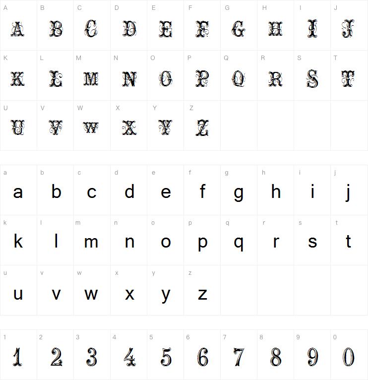 ExtraOrnamentalNo2字体