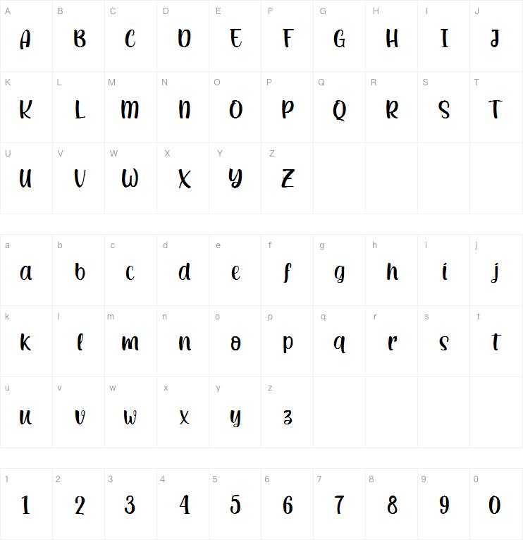 Adelyyn字体