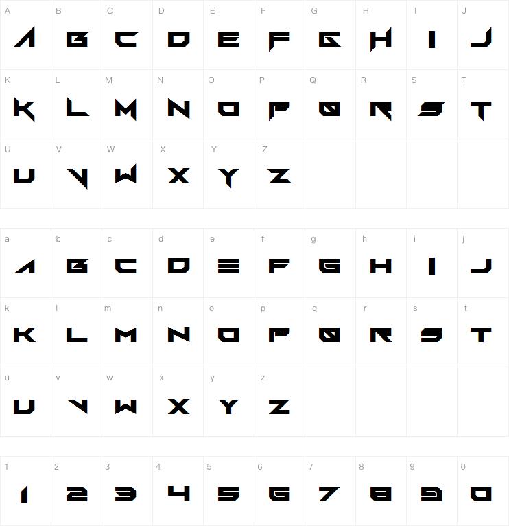 FoughtKnight Victory字体