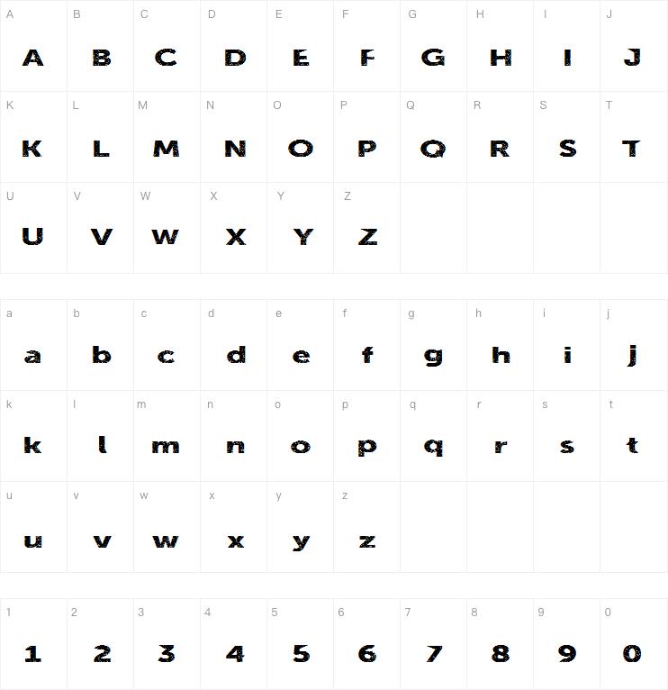 SummerBlacktop字体