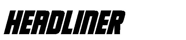 headliner字体