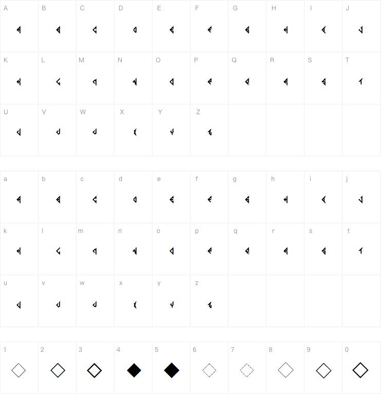 abc - diamond - monogram