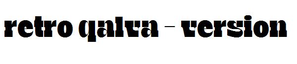 retro qalva - version