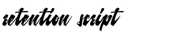 retention script