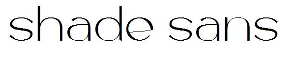 shade sans