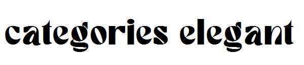 categories elegant