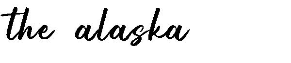 The alaska字体