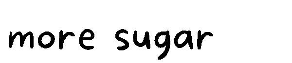 More sugar字体