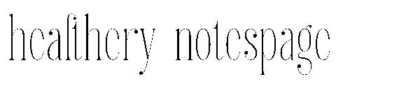 heafthery notespage