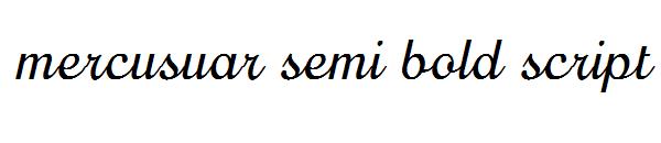 mercusuar semi bold script