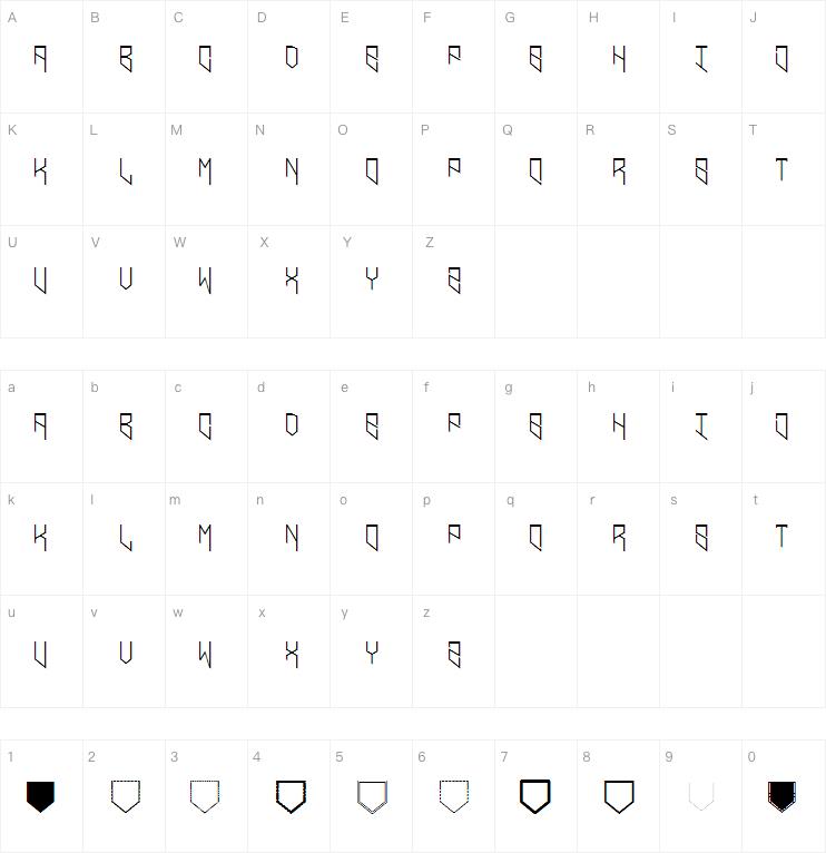 pentagram thin two letter