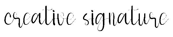 creative signature