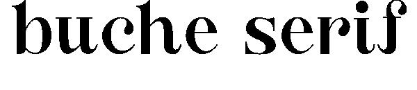 buche serif