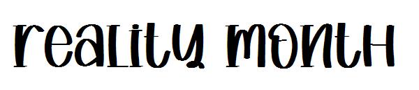 reality month