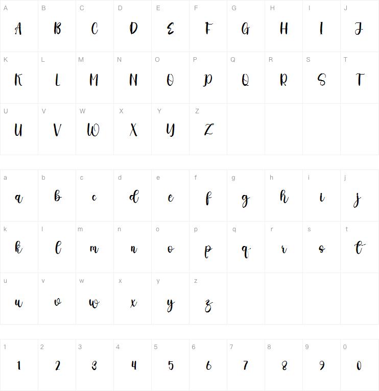 island paradise字体