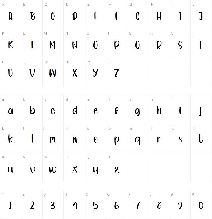 naturalist字体