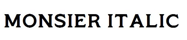 monsier italic