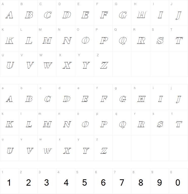 marques vintage字体