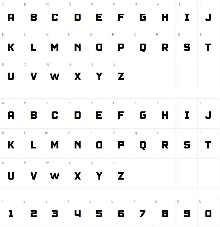 renegade pursuit字体