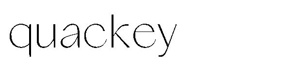 quackey字体