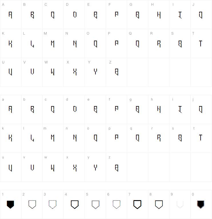 pentagram light two letter字体