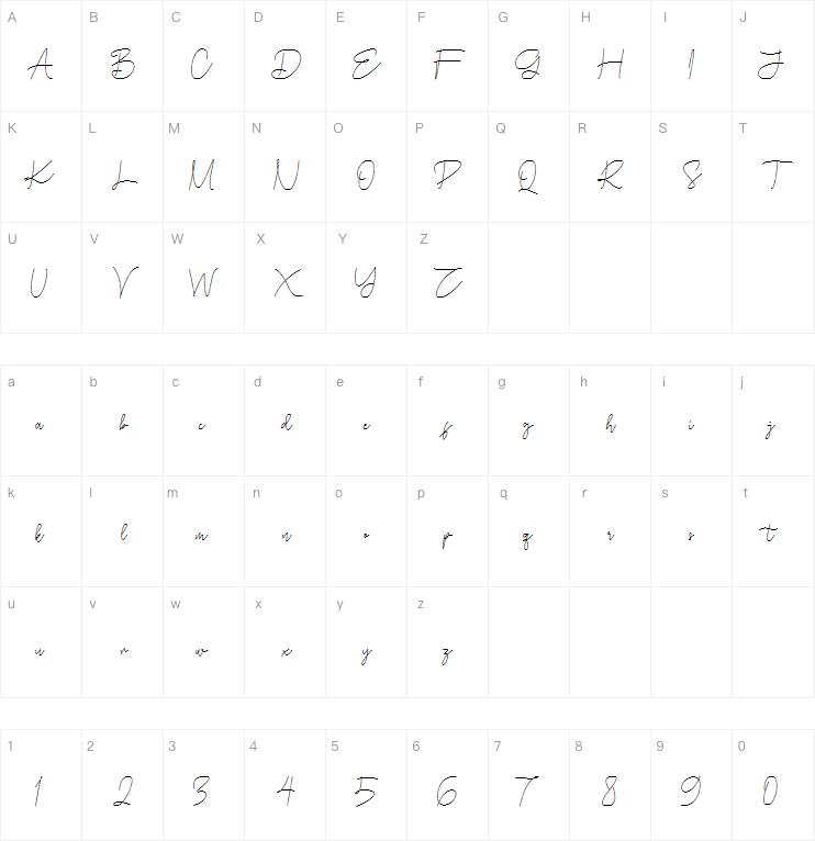 damtune script字体