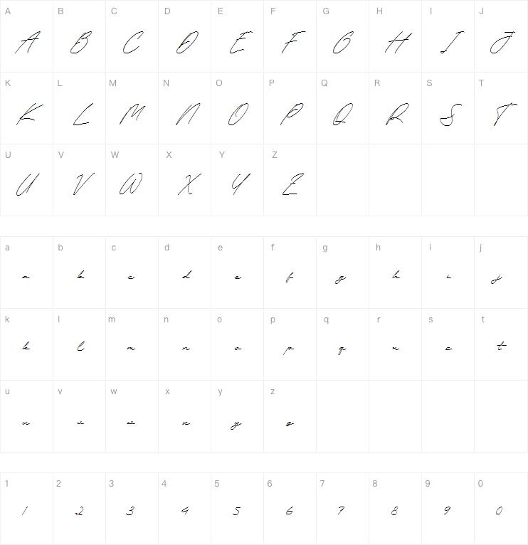 antthony hatfield字体