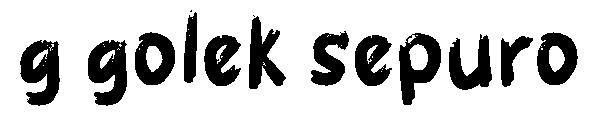 g golek sepuro字体