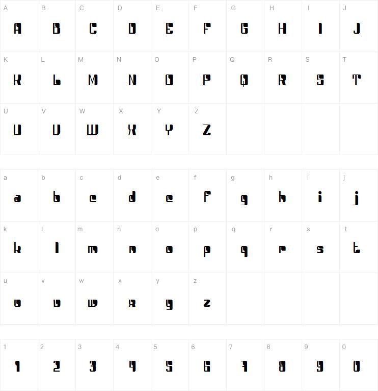 defconched字体