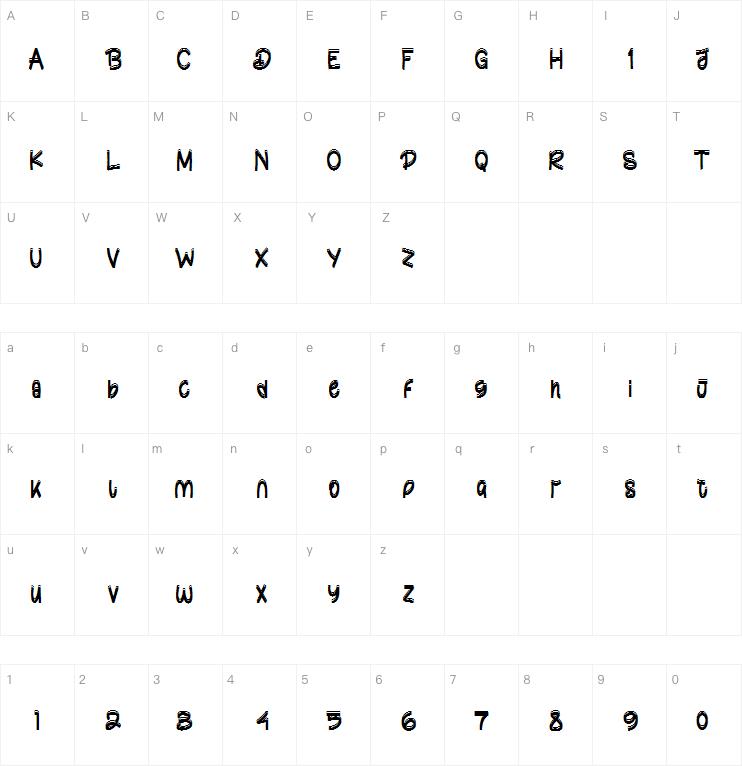 damtune 2字体